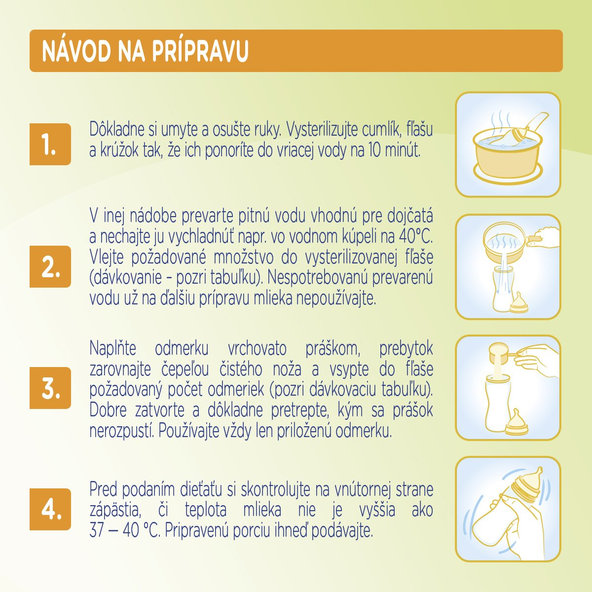 Sunar Sensitive 1 počáteční kojenecké mléko 0m+ 500 g