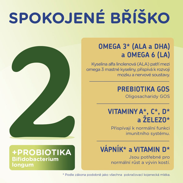 Sunar Sensitive 2 následné kojenecké mléko 6m+ 500 g