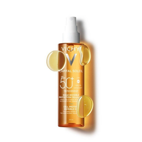 VICHY Capital Soleil neviditelný olej SPF50+ 200 ml