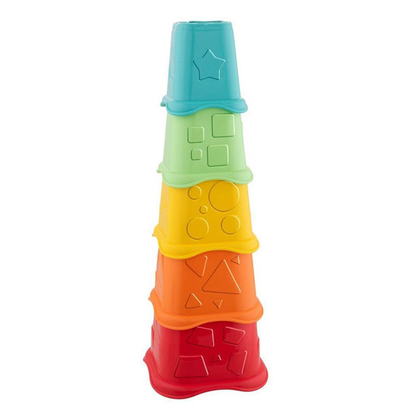 Chicco stohovací pohárky Eco+ barevné 6 m+