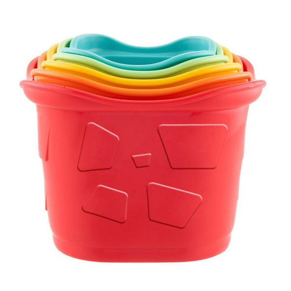 Chicco stohovací pohárky Eco+ barevné 6 m+