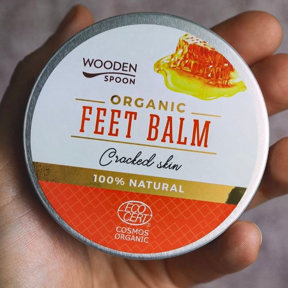 Wooden Spoon balzám na nohy pro popraskanou pokožku 60 ml