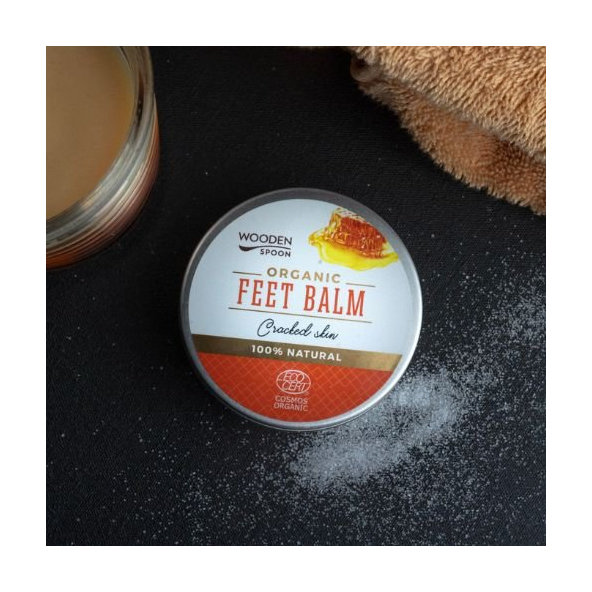 Wooden Spoon balzám na nohy pro popraskanou pokožku 60 ml