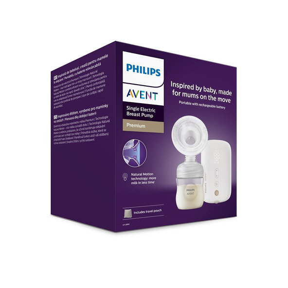 Philips AVENT elektrická odsávačka mateřského mléka nabíjecí SCF396/31