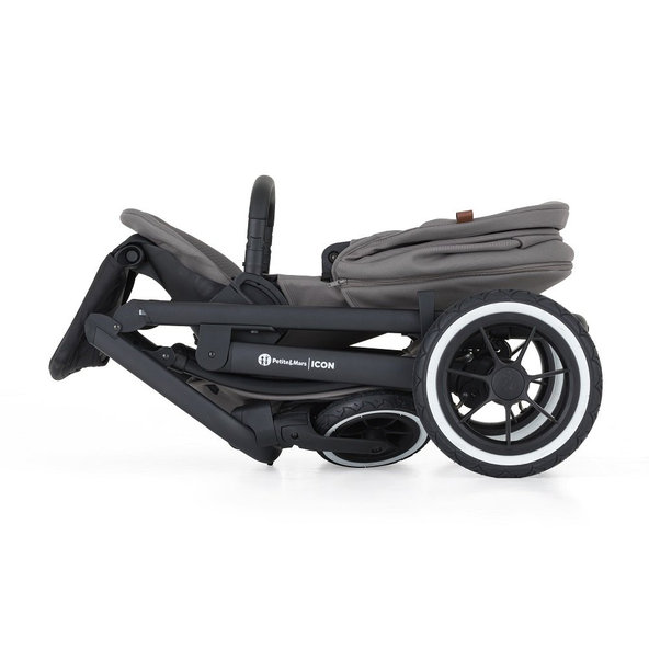 PETITE&MARS SET LITE kombinovaný kočárek ICON 2v1 AIR Dove Grey