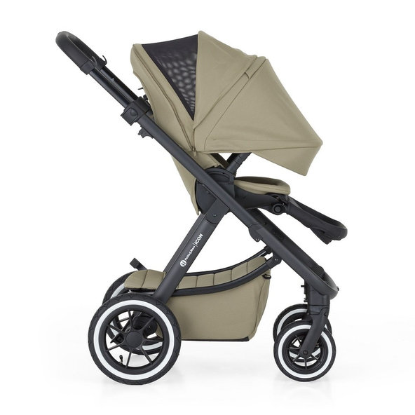PETITE&MARS SET LITE kombinovaný kočárek ICON 2v1 AIR Mossy Green