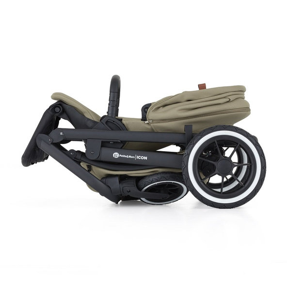 PETITE&MARS SET LITE kombinovaný kočárek ICON 2v1 AIR Mossy Green
