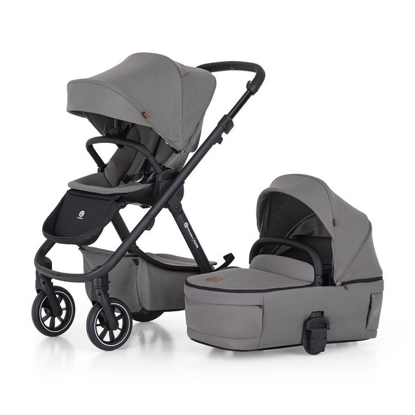 PETITE&MARS SET LITE kombinovaný kočárek ICON 2v1 RWS Dove Grey