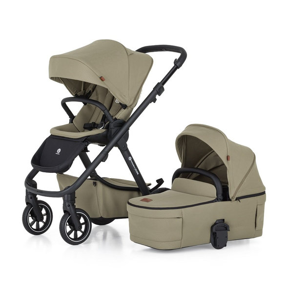 PETITE&MARS SET LITE kombinovaný kočárek ICON 2v1 RWS Mossy Green
