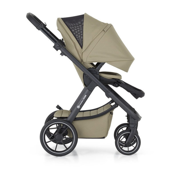 PETITE&MARS SET LITE kombinovaný kočárek ICON 2v1 RWS Mossy Green