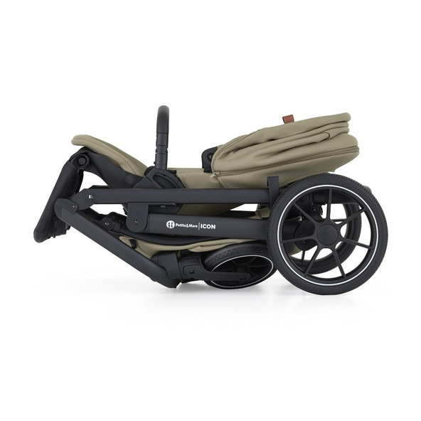 PETITE&MARS SET LITE kombinovaný kočárek ICON 2v1 RWS Mossy Green