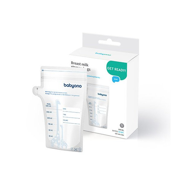 Babyono sáčky na mateřské mléko 180 ml 30 ks