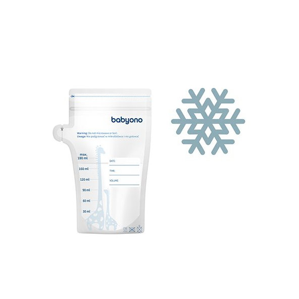 Babyono sáčky na mateřské mléko 180 ml 30 ks