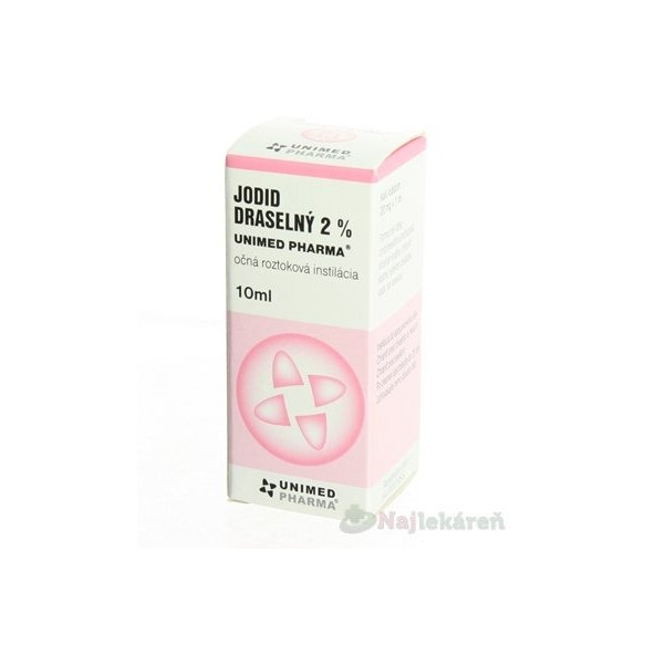 Jodid draselný 2% Unimed Pharma oční kapky 10 ml