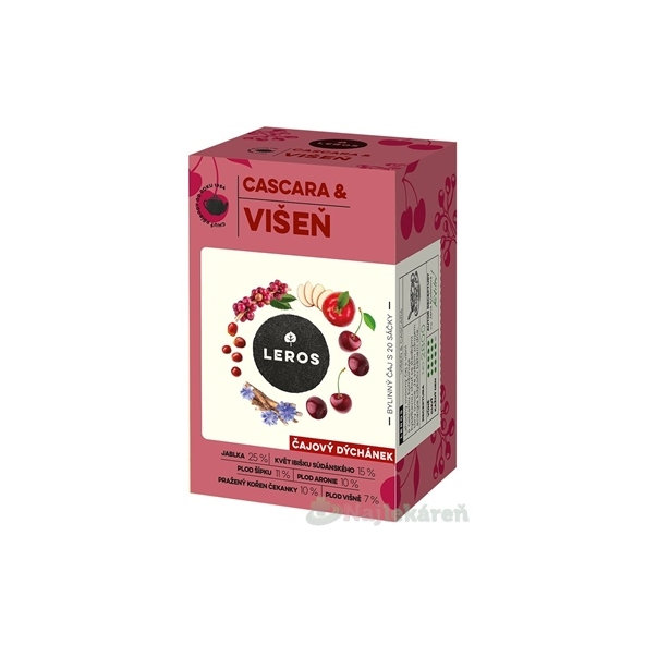 Leros Čajová chvilka višeň a cascara 20x2 g