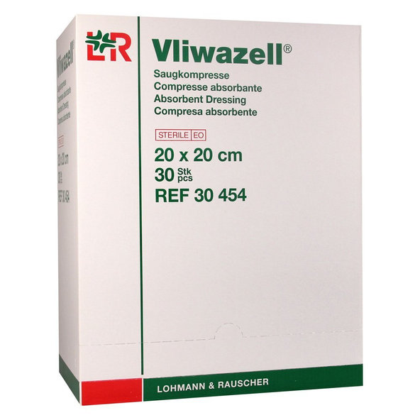 Vliwazell 20x20 cm 25 ks kompresů