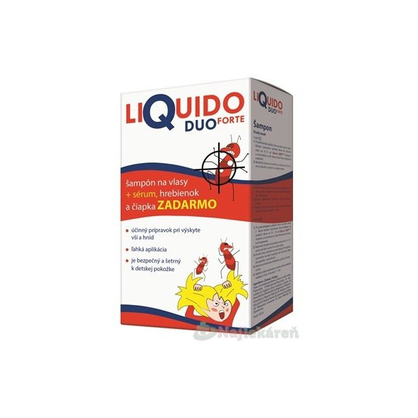 LiQuido DUO Forte šampon a sérum proti vším 200 ml