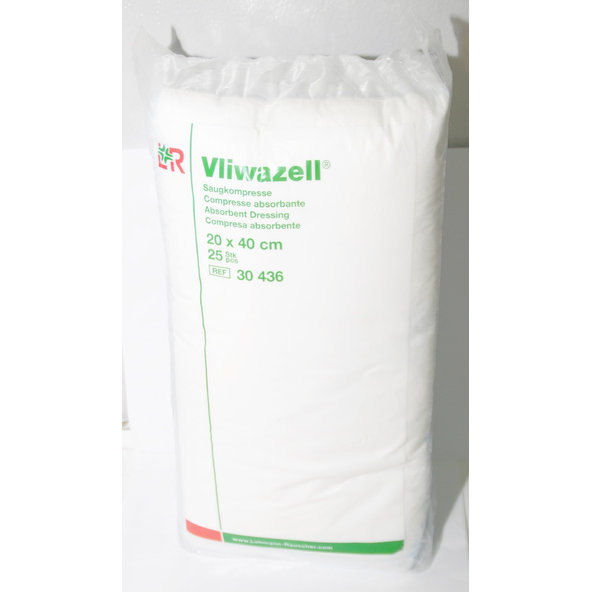 Vliwazell savé nesterilní kompresy 20x40 cm 25 ks