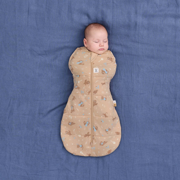 ERGOPOUCH Zavinovačka a pytel na spaní 2v1 Cocoon Melody 2,5tog 3-6m