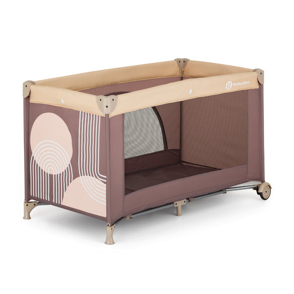 Petite&Mars postýlka cestovní Nyja Elegant Dreamlines Mocha