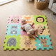 PETITE&MARS Nexli puzzle podložka Nexli Safari Friends 9 ks