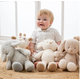 NATTOU Hračka plyšová Teddy sloník 30 cm, 0m+