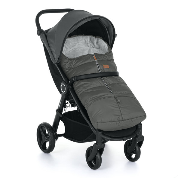 PETITE&MARS Fusak nastavitelný 3v1 Jibot Horizontal Charcoal Grey
