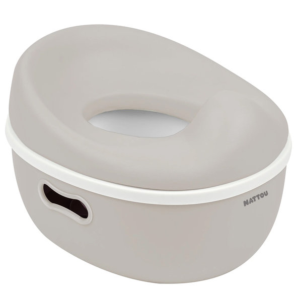 NATTOU Nočník učící 3v1 Potty Dusty pink