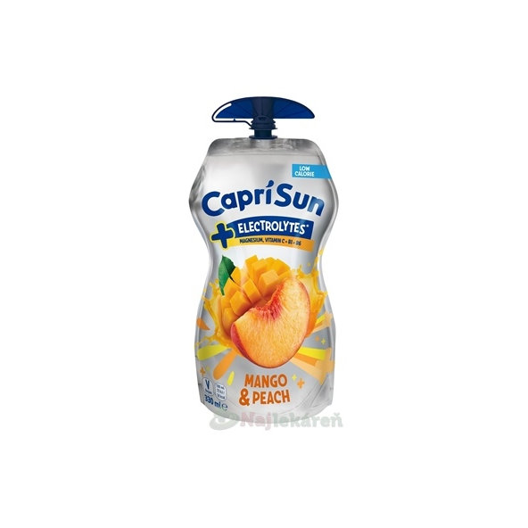 Capri-Sun + Elektrolyty mango a broskev 330 ml