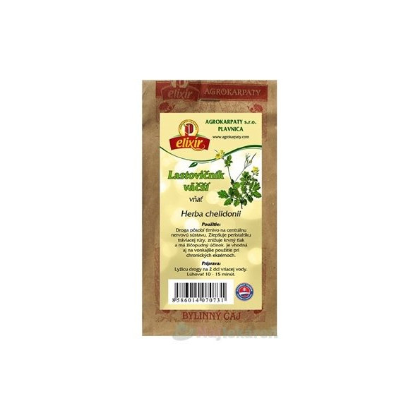 AGROKARPATY Vlaštovičník větší nať 30 g
