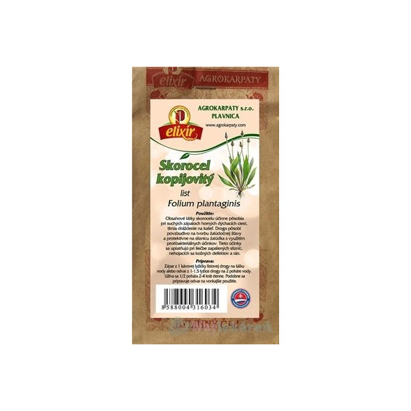 AGROKARPATY Jitrocel kopinatý list 30 g