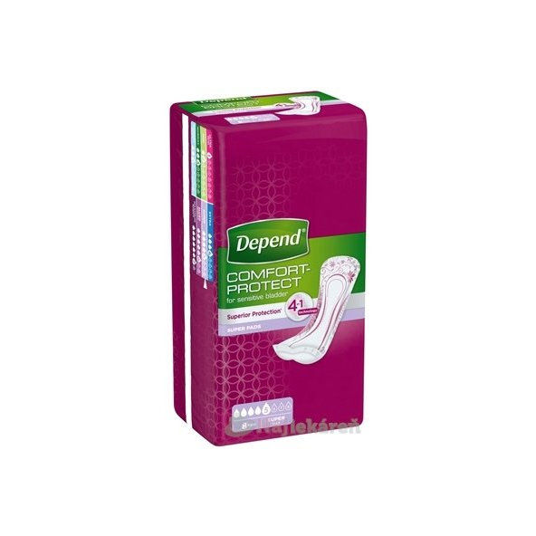 DEPEND Super Inkontinenční vložky pro ženy savost 638 ml 8 ks
