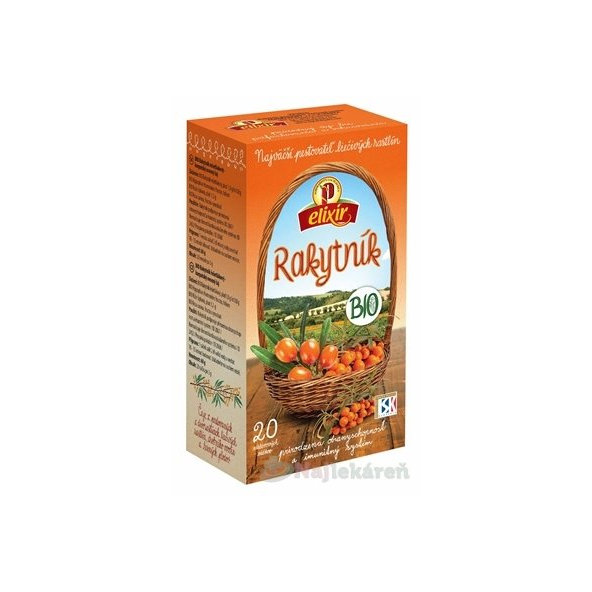 AGROKARPATY Elixír BIO rakytník čaj 20x3 g