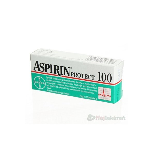 ASPIRIN PROTECT 100 mg enterosolventní tablety 20 ks