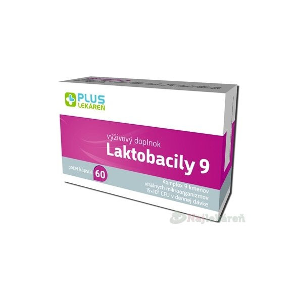 Plus Lekáreň Laktobacily 9 60 kapslí