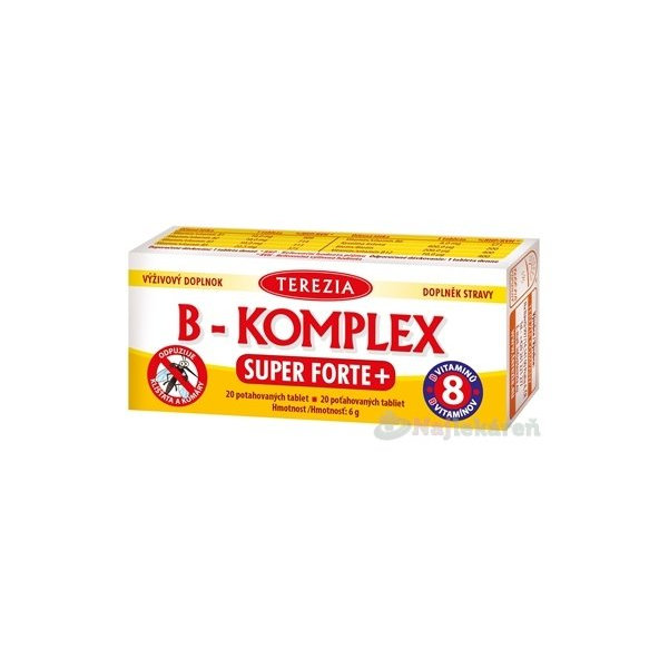 Terezia B-komplex Super Forte+ 20 tablet
