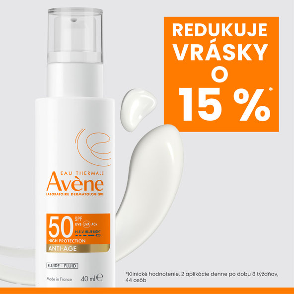 AVENE Sun Anti-Age fluid proti stárnutí SPF 50 40 ml