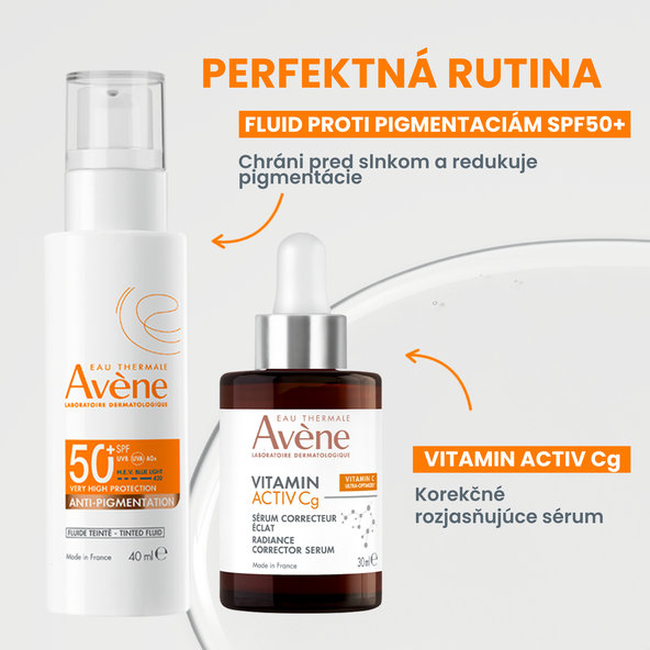 AVENE Sun tónovací fluid proti pigmentacím SPF 50+ 40 ml