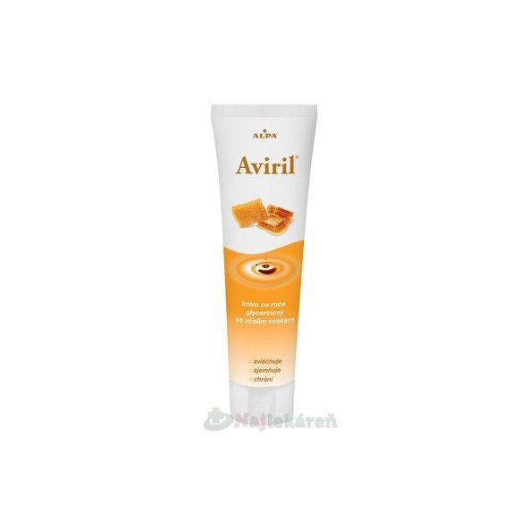 Aviril krém na ruky s včelím voskom glycerínový 100 ml