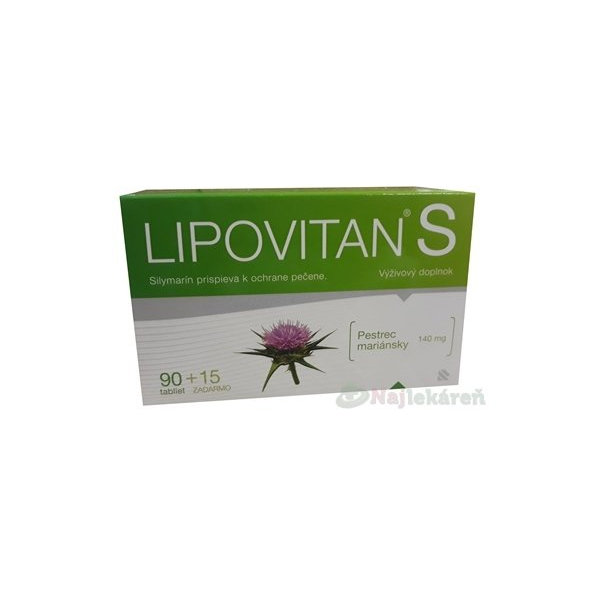 LIPOVITAN S 90+15 tablet zdarma