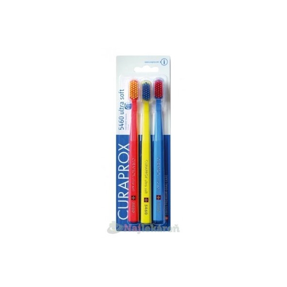 Curaprox CS 5460 Ultrasoft zubní kartáček 3 ks