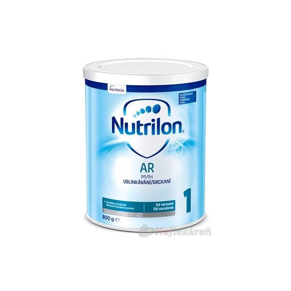 Nutrilon 1 AR speciální počáteční mléko při ublinkávání 0 m+ 800 g