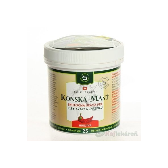 Koňská mast hřejivá na bolest 250 ml