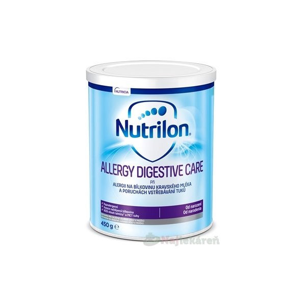 Nutrilon Allergy Digestive Care speciální mléčná výživa 0 m+ 450 g