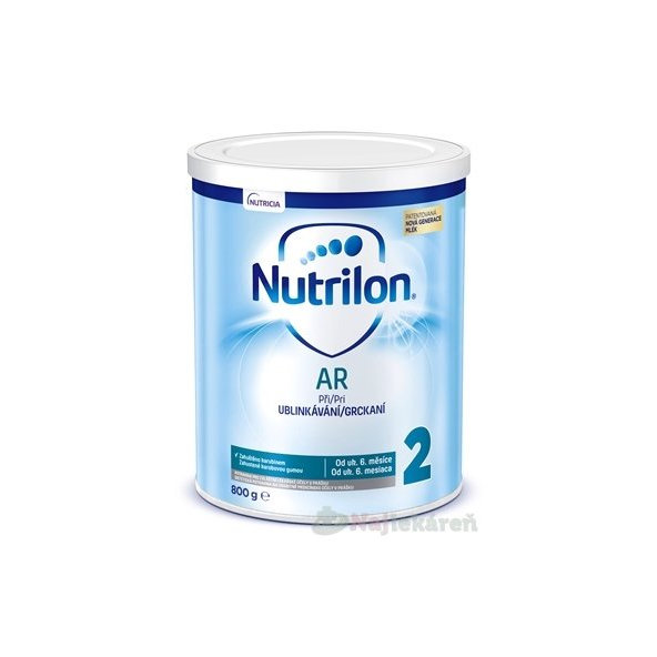 Nutrilon 2 AR speciální mléčná výživa při ublinkávání 6 m+ 800 g