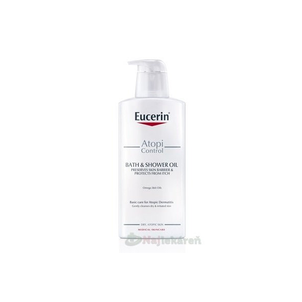 EUCERIN AtopiControl sprchový olej pro suchou pokožku 400 ml
