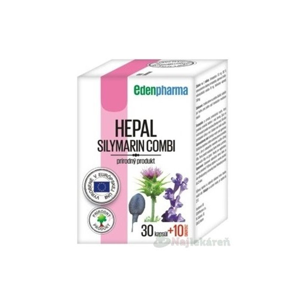 EDENPharma Hepal Silymarin Combi 30 + 10 kapslí zdarma