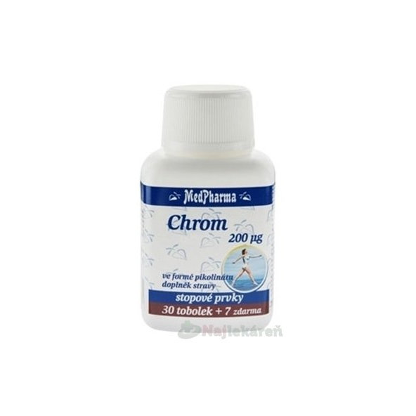 MedPharma Chrom 200 µg 30+7 kapslí