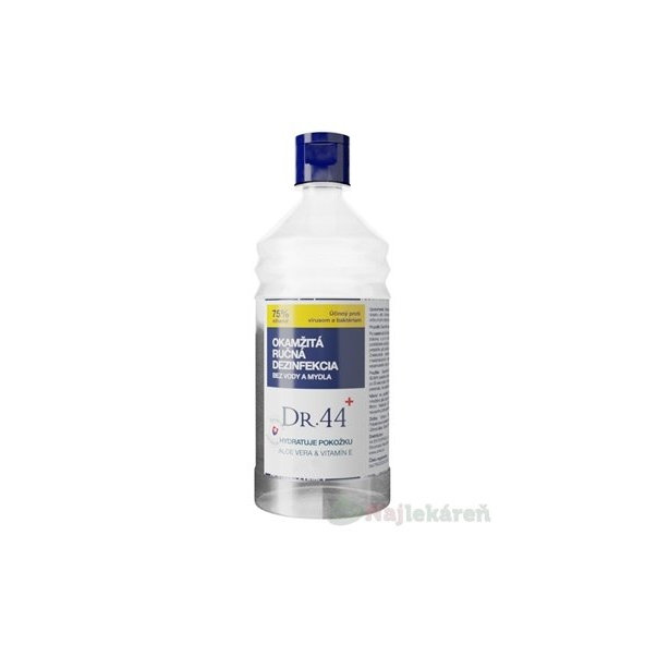 Dr.44 Okamžitá ruční dezinfekce gel 75% etanol 1000 ml