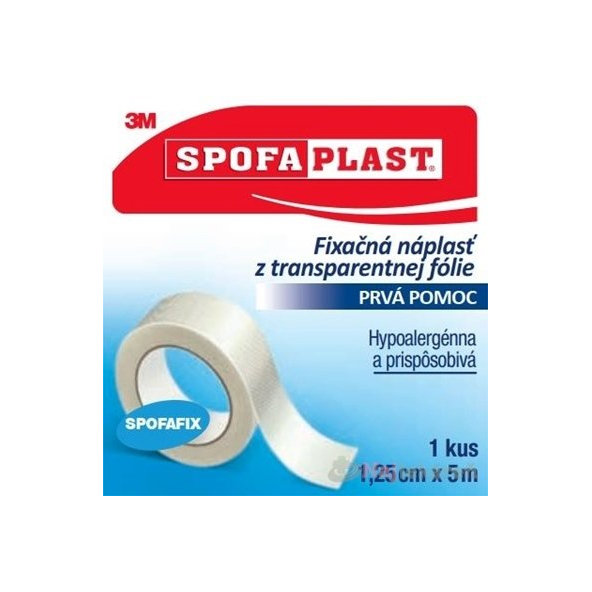 3M Spofaplast 431 náplast fixační netkané textilie 1,25 cm x 5 m
